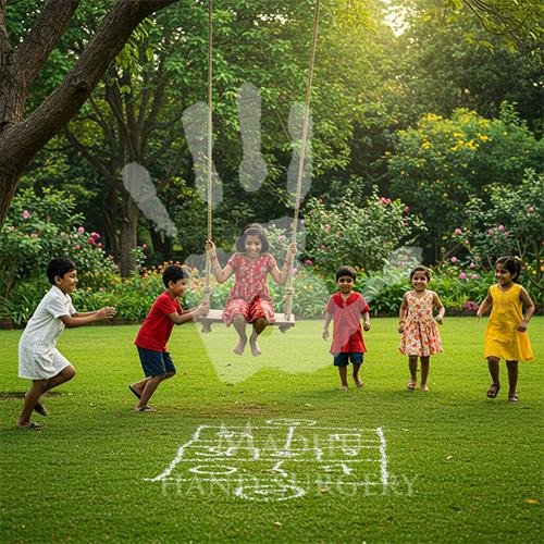 Kids playing